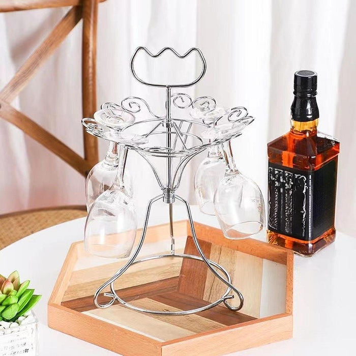 Wine Glass Holder Glass Storage Hanger for Household Storage Cabinet Goblets