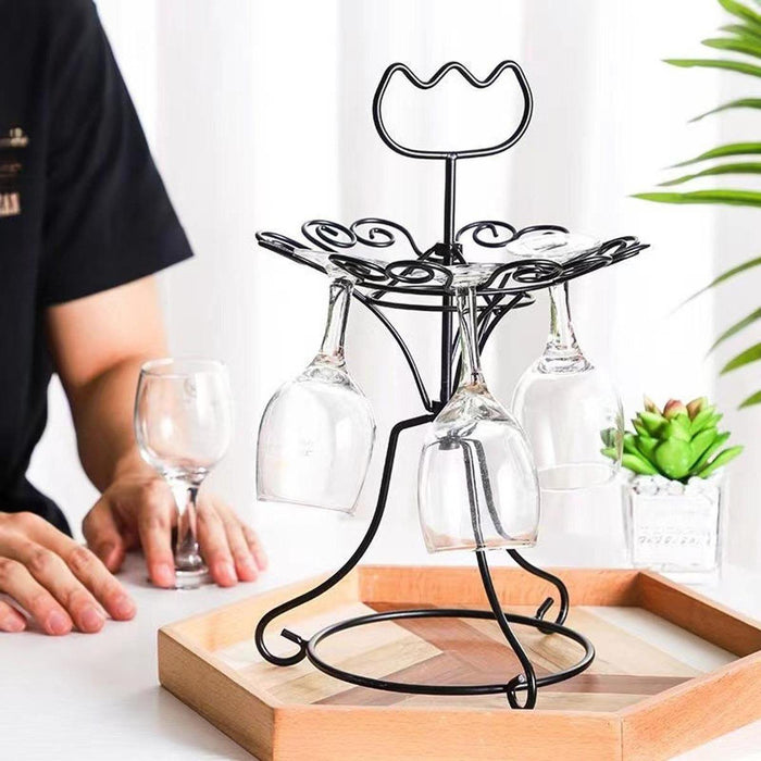 Wine Glass Holder Glass Storage Hanger for Household Storage Cabinet Goblets