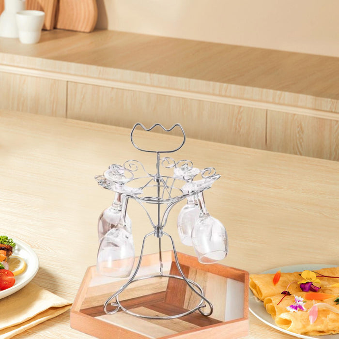 Wine Glass Holder Glass Storage Hanger for Household Storage Cabinet Goblets