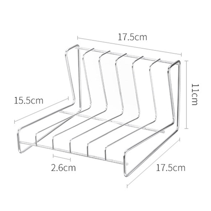 Dish Drying Rack Sink Dish Drainer Dish Rack for Dining Room Kitchen Cabinet 6 grid