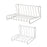 Dish Drying Rack Sink Dish Drainer Dish Rack for Dining Room Kitchen Cabinet 6 grid