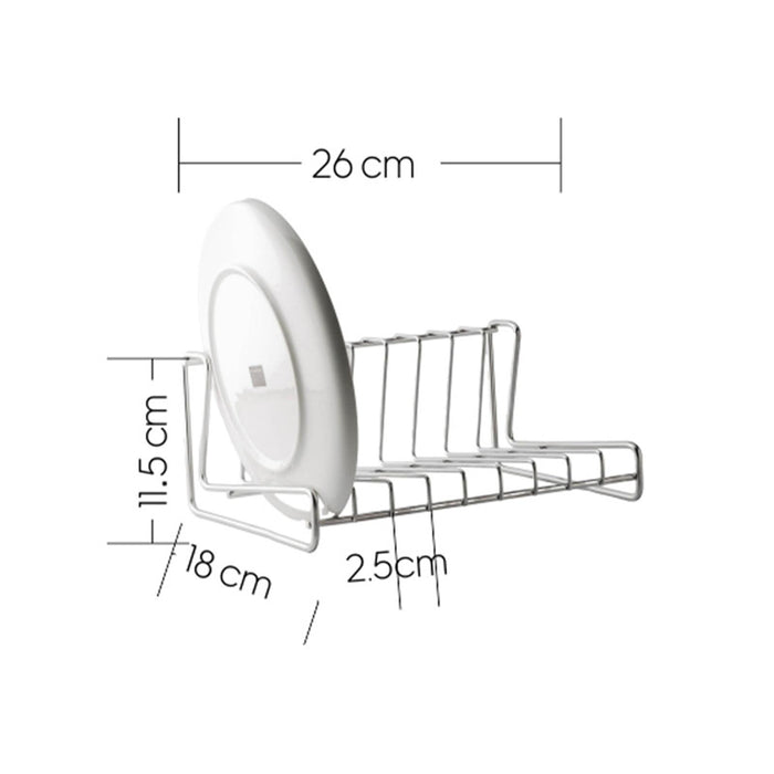 Dish Drying Rack Sink Dish Drainer Dish Rack for Dining Room Kitchen Cabinet 6 grid