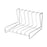 Dish Drying Rack Sink Dish Drainer Dish Rack for Dining Room Kitchen Cabinet 6 grid