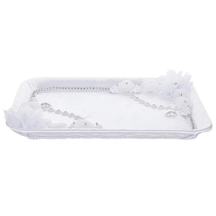 Serving Tray Elegant Multipurpose Storage Tray for Home Dresser Coffee Table 38x28.5cm