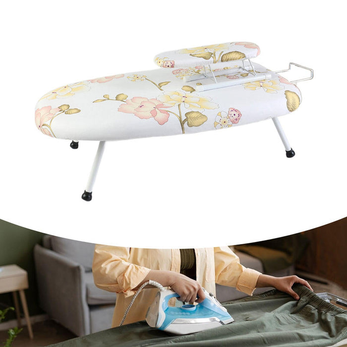 Crofta Mini Ironing Board Folding Ironing Board for Travel Sewing Room Laundry Room style C