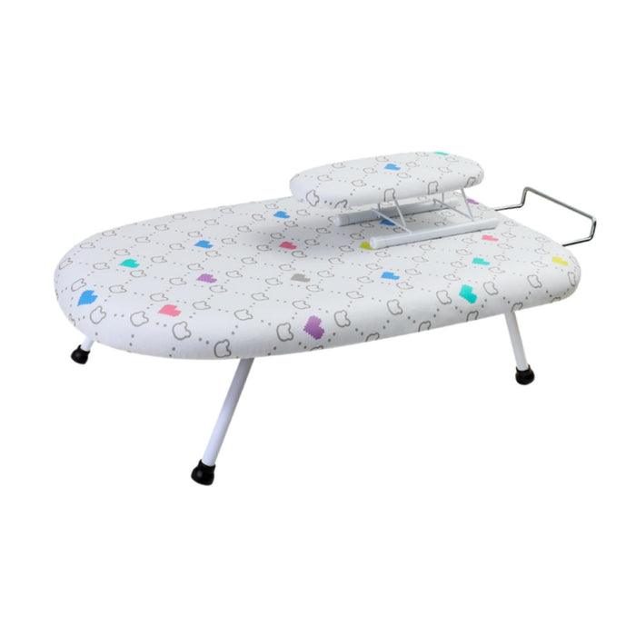 Crofta Mini Ironing Board Folding Ironing Board for Travel Sewing Room Laundry Room style E