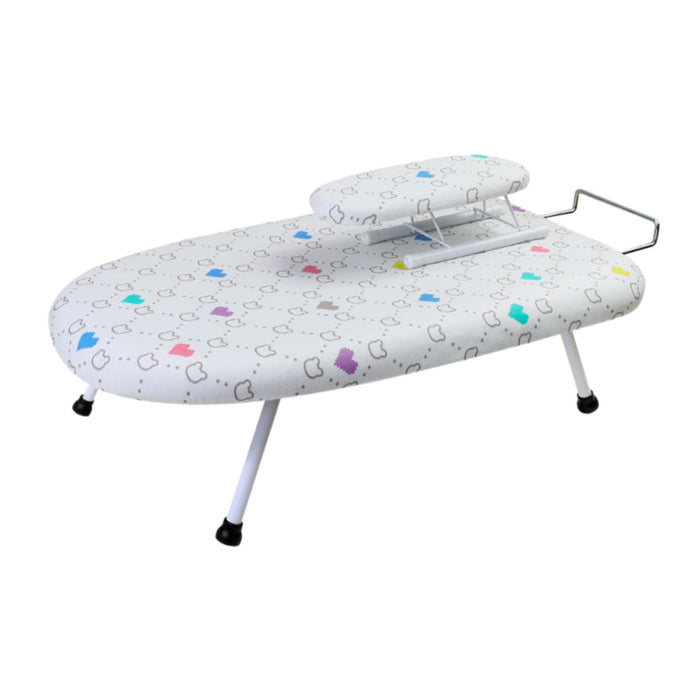 Crofta Mini Ironing Board Folding Ironing Board for Travel Sewing Room Laundry Room style E