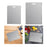 Stainless Steel Cutting Board Baking Board Pizza Biscuits Board Thawing Tray 34cmx23cm