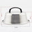 Stainless Steel Basting Cover Round Burger Cover for Cooking Kitchen Camping 22cm