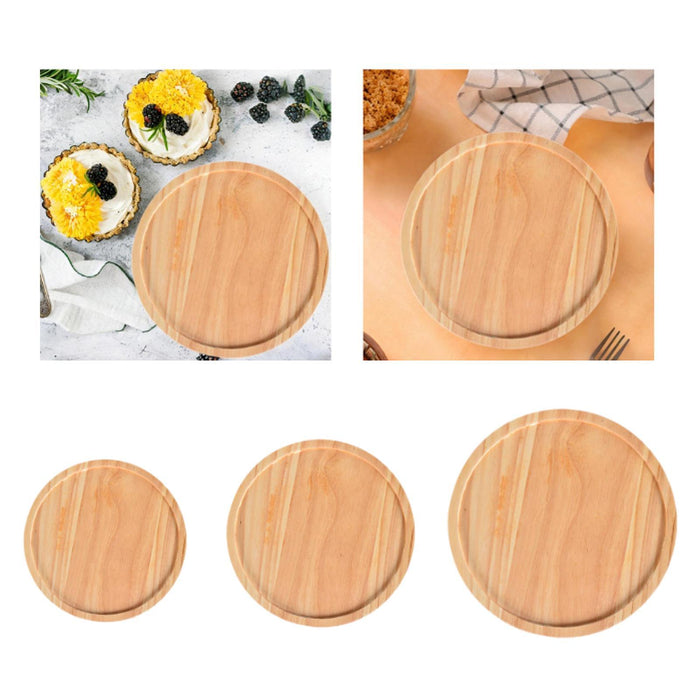 Wooden Serving Tray Serving Board Salad Bowl for Bathroom Centerpiece Salads S