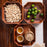 Walnut Wooden Serving Tray Food Dish Home Decor Square for Food Nut Cookies