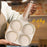 4 Cup Egg Frying Pan Household Sturdy Grill Frying Pan for Eggs Muffins Meat White