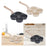 4 Cup Egg Frying Pan Household Sturdy Grill Frying Pan for Eggs Muffins Meat White