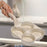 4 Cup Egg Frying Pan Household Sturdy Grill Frying Pan for Eggs Muffins Meat White