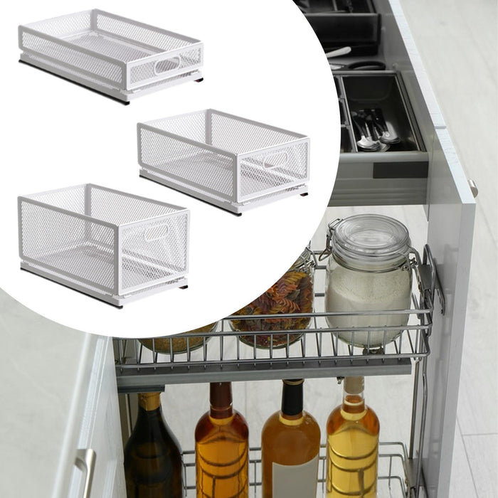 Pull Out Cabinet Organizer Under Sink Rack for Under Sink Cabinets Bathrooms 40cmx24cmx10cm