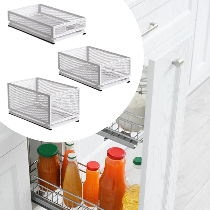 Pull Out Cabinet Organizer Under Sink Rack for Under Sink Cabinets Bathrooms 40cmx24cmx10cm