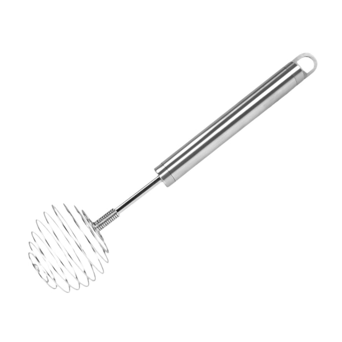 Spring Whisk Portable Stainless Steel Egg Whisk for Mixing Blending Stirring