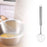 Spring Whisk Portable Stainless Steel Egg Whisk for Mixing Blending Stirring