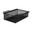 Under Shelf Wire Basket Hanging Pullout Drawer Basket for Office Home Closet Black S