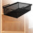 Under Shelf Wire Basket Hanging Pullout Drawer Basket for Office Home Closet Black S