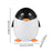 Trash Can Cute Penguin Garbage Can Flip Lid for Kitchen Bathroom Living Room