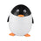 Trash Can Cute Penguin Garbage Can Flip Lid for Kitchen Bathroom Living Room