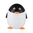 Trash Can Cute Penguin Garbage Can Flip Lid for Kitchen Bathroom Living Room