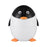 Trash Can Cute Penguin Garbage Can Flip Lid for Kitchen Bathroom Living Room