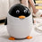 Trash Can Cute Penguin Garbage Can Flip Lid for Kitchen Bathroom Living Room