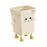 Trash Can Simple Rubbish Can Kitchen Waste Basket for Restroom Office Garage L Standing