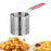 Stainless Steel Fry Basket Deep Frying for Chicken Wing French Fries Serving 12cm