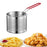 Stainless Steel Fry Basket Deep Frying for Chicken Wing French Fries Serving 14cm