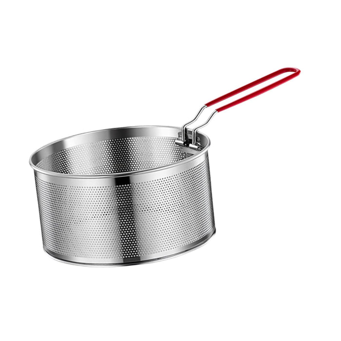 Stainless Steel Fry Basket Deep Frying for Chicken Wing French Fries Serving 20cm