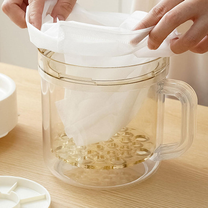 Yogurt Strainer Maker with Lid Yogurt Cheese Maker Machine for Nut Home Milk