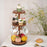 Countertop Coffee Mug Holder with Coffee Pod Basket 3 Tier Fruit Basket Bowl