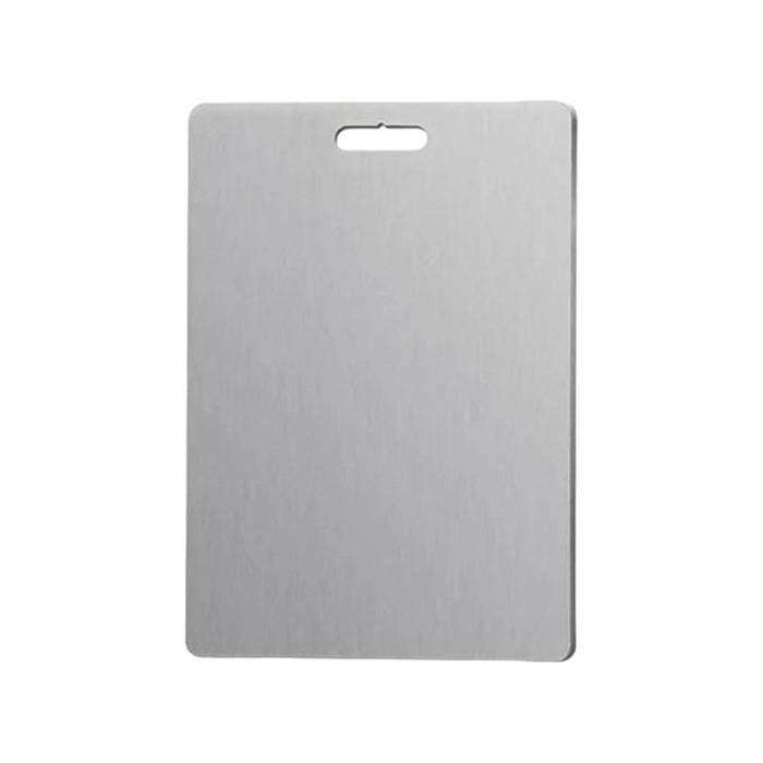 Stainless Steel Cutting Board Kitchen Bread Cutting Mat Rapids Thawing Plate 25cmx15cm