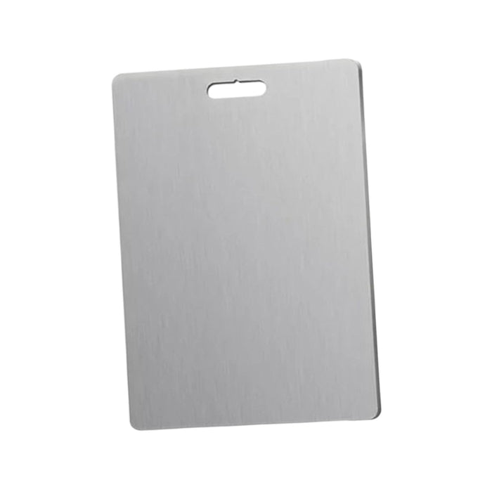 Stainless Steel Cutting Board Kitchen Bread Cutting Mat Rapids Thawing Plate 25cmx15cm