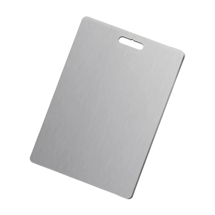 Stainless Steel Cutting Board Kitchen Bread Cutting Mat Rapids Thawing Plate 25cmx15cm