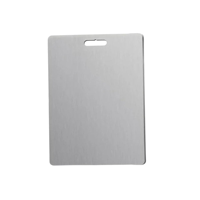 Stainless Steel Cutting Board Kitchen Bread Cutting Mat Rapids Thawing Plate 29cmx20cm