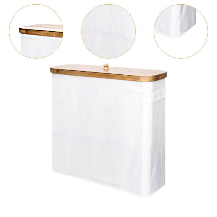 Toilet Paper Storage Basket Clothes Hamper Tissue Bin Toilet Paper Organizer beige