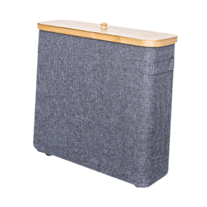 Toilet Paper Storage Basket Clothes Hamper Tissue Bin Toilet Paper Organizer gray