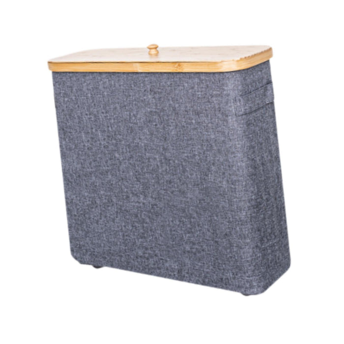 Toilet Paper Storage Basket Clothes Hamper Tissue Bin Toilet Paper Organizer gray