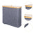 Toilet Paper Storage Basket Clothes Hamper Tissue Bin Toilet Paper Organizer gray