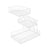 Crofta 3 Tier Countertop Fruit Basket Iron Fruit Holder for Potatoes Produce Onions White