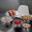 Clear Fruit Plate Organizer Food Storage Dish Dessert Display Plate for Home 30cm