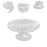 Pedestal Fruit Plate Decorative Multipurpose Serving Tray for Home Countetop 20cm