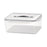 Food Storage Box with Draining Board Portable Sealing for Home Cabinet Bread 4.5L