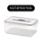 Food Storage Box with Draining Board Portable Sealing for Home Cabinet Bread 4.5L