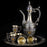 Tea Pot Set Decanter and Glasses Set Water Serving Set for Dining Table Home yellow decor