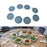 8 Pieces Kitchen Turntable Creative for Oblong Tables Dining Tables Weddings